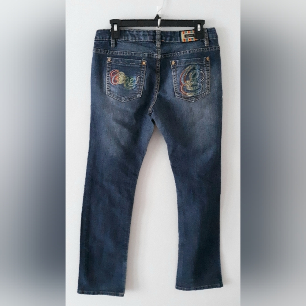 Coogi Embroidered Boot Jeans